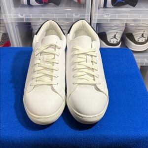 Sleek White Men's Sneakers